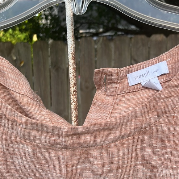 Purejill linen dress NWOT, size small petite, maxi dress - Picture 2 of 5